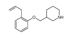 Piperidine, 3-[[2-(2-propen-1-yl)phenoxy]methyl]-结构式