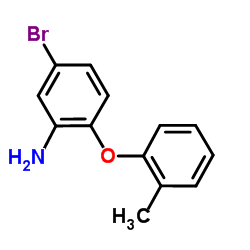 5-Bromo-2-(2-methylphenoxy)aniline结构式