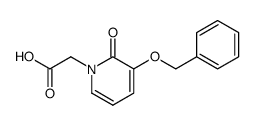 2-(3-(benzyloxy)-2-oxopyridin-1(2H)-yl)acetic acid Structure