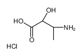 (2S,3S)-3-amino-2-hydroxybutanoic acid,hydrochloride结构式