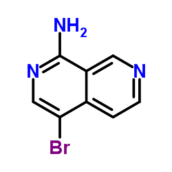 4-溴-2,7-萘啶-1-胺结构式