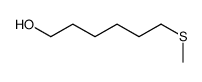 6-methylsulfanylhexan-1-ol结构式