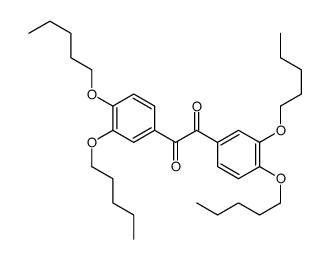 1,2-bis(3,4-dipentoxyphenyl)ethane-1,2-dione Structure