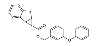 (3-phenoxyphenyl)methyl (1S,1aS,6aR)-1,1a,6,6a-tetrahydrocyclopropa[a]indene-1-carboxylate Structure