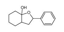 1-hydroxy-3-phenyl-2-oxabicyclo[4.3.0]nonane Structure