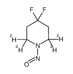 4,4-difluoro-2,2,6,6-tetradeutero-1-nitrosopiperidine Structure