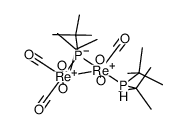 [Re2(CO)7(μ-P(t-Bu)2)(P(t-Bu)2H)(μ-H)] Structure