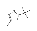 3-tert-butyl-2,5-dimethyl-3,4-dihydro-1,2,3-diazaphosphol结构式