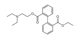 diphenic acid ethyl ester-(2-diethylamino-ethyl ester)结构式