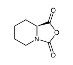 (S)-Tetrahydro-oxazolo[3,4-a]pyridine-1,3-dione结构式