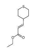 ethyl 1-(4-tetrahydrothiopyranyl)eth-1-ene-2-carboxylate Structure