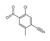 5-chloro-2-methyl-4-nitrobenzonitrile structure