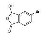 5-bromo-3-hydroxy-3H-2-benzofuran-1-one Structure