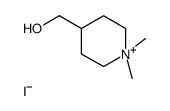 (1,1-dimethylpiperidin-1-ium-4-yl)methanol,iodide Structure