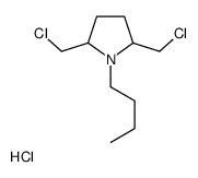 1-BUTYL-2,5-BIS(CHLOROMETHYL)PYRROLIDINE HYDROCHLORIDE Structure