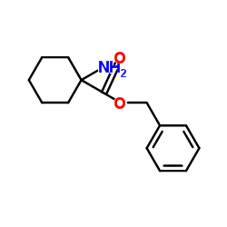 Benzyl 1-aminocyclohexanecarboxylate结构式