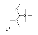 lithium,[dimethylphosphanyl(trimethylsilyl)methyl]-dimethylphosphane结构式