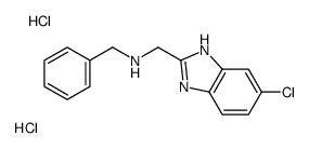 5-Chloro-2-benzylaminomethyl benzimidazole dihydrochloride structure