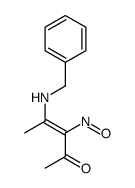 4-(benzylamino)-3-nitrosopent-3-en-2-one Structure