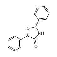 4-Oxazolidinone,2,5-diphenyl- Structure
