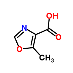 5-Methyl-1,3-oxazole-4-carboxylic acid structure