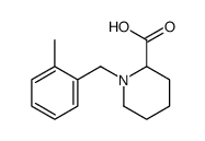 1-[(2-甲基苯基)甲基]-2-哌啶甲酸结构式