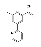 6'-methyl-[2,4']bipyridyl-2'-carboxylic acid结构式