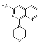 6-Amino-8-morpholino-1,7-naphthyridine structure