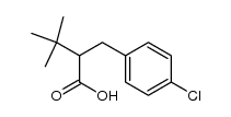 2-(4-chlorophenylmethyl)-3,3-dimethylbutanoic acid结构式