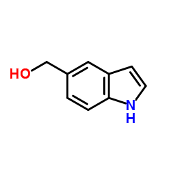 吲哚-5-甲醇结构式