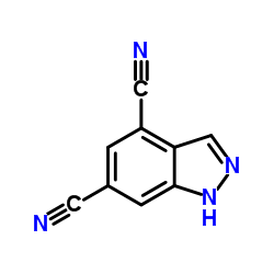 1H-Indazole-4,6-dicarbonitrile Structure