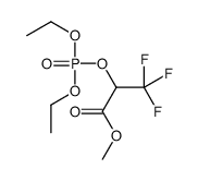 methyl 2-diethoxyphosphoryloxy-3,3,3-trifluoropropanoate结构式