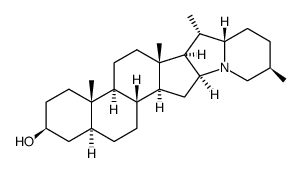 (22S,25R)-5α-Solanidan-3β-ol Structure