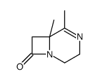 1,4-Diazabicyclo[4.2.0]oct-4-en-8-one,5,6-dimethyl-(9CI)结构式