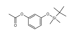3-(tert-butyldimethylsilyloxy)phenyl acetate Structure