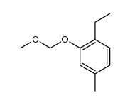 (2-ethyl-5-methylphenyl) methoxymethyl ether Structure