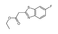 ethyl 2-(6-fluoro-1,3-benzothiazol-2-yl)acetate结构式