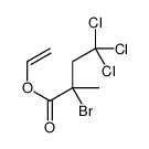 ethenyl 2-bromo-4,4,4-trichloro-2-methylbutanoate结构式