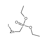 ((diethoxyphosphoryl)methyl)zinc(II) iodide Structure