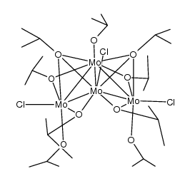 Mo4Cl3(O-i-Pr)9 Structure