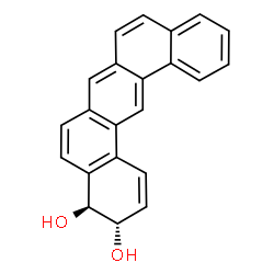 3,4-dihydrodioldibenz(a,j)anthracene Structure