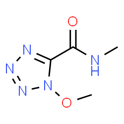 1H-Tetrazole-5-carboxamide,1-methoxy-N-methyl-(9CI) structure