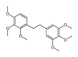 1,2,3-trimethoxy-4-[2-(3,4,5-trimethoxyphenyl)ethyl]benzene结构式