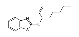 2-oct-1-en-3-yloxybenzothiazole结构式