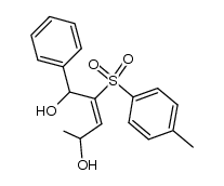 (E)-1-phenyl-2-tosyl-2-pentene-1,4-diol Structure