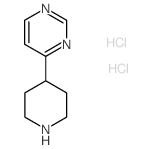 Pyrimidine, 4-(4-piperidinyl)-, hydrochloride (1:2) picture
