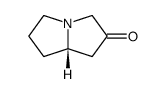 1H-Pyrrolizin-2(3H)-one,tetrahydro-,(S)-(9CI) Structure