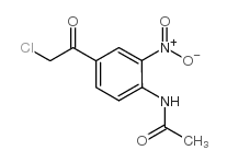 4-Acetyamino-3-nitrophenacyl chloride structure