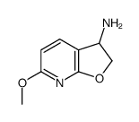 6-methoxy-2,3-dihydrofuro[2,3-b]pyridin-3-amine结构式