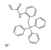(2-(propenoylamino)benzyl)triphenylphosphonium bromide Structure
